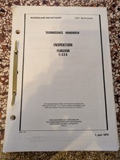 Technisches Handbuch   Inspektion Flugzeug T-33A    1970