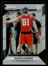 Austin Hooper 2016 Panini Prizm Silver Prizm Rookie Card #226. rookie card picture