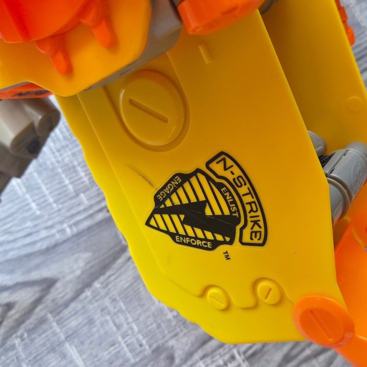 Nerf N-Strike Vulcan EBF-25 Blaster Yellow Tripod Ammo Box Belt