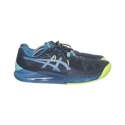 Asics, Sneaker, Größe: 46 1/2, Asics Resolution Padel, Blau/Gelb/Mehrfarbig #gcN