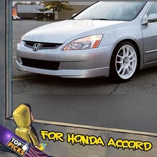 Fits 03-05 Honda Accord Sedan HFP Style Front Bumper Chin Lip Spoiler Body Kit