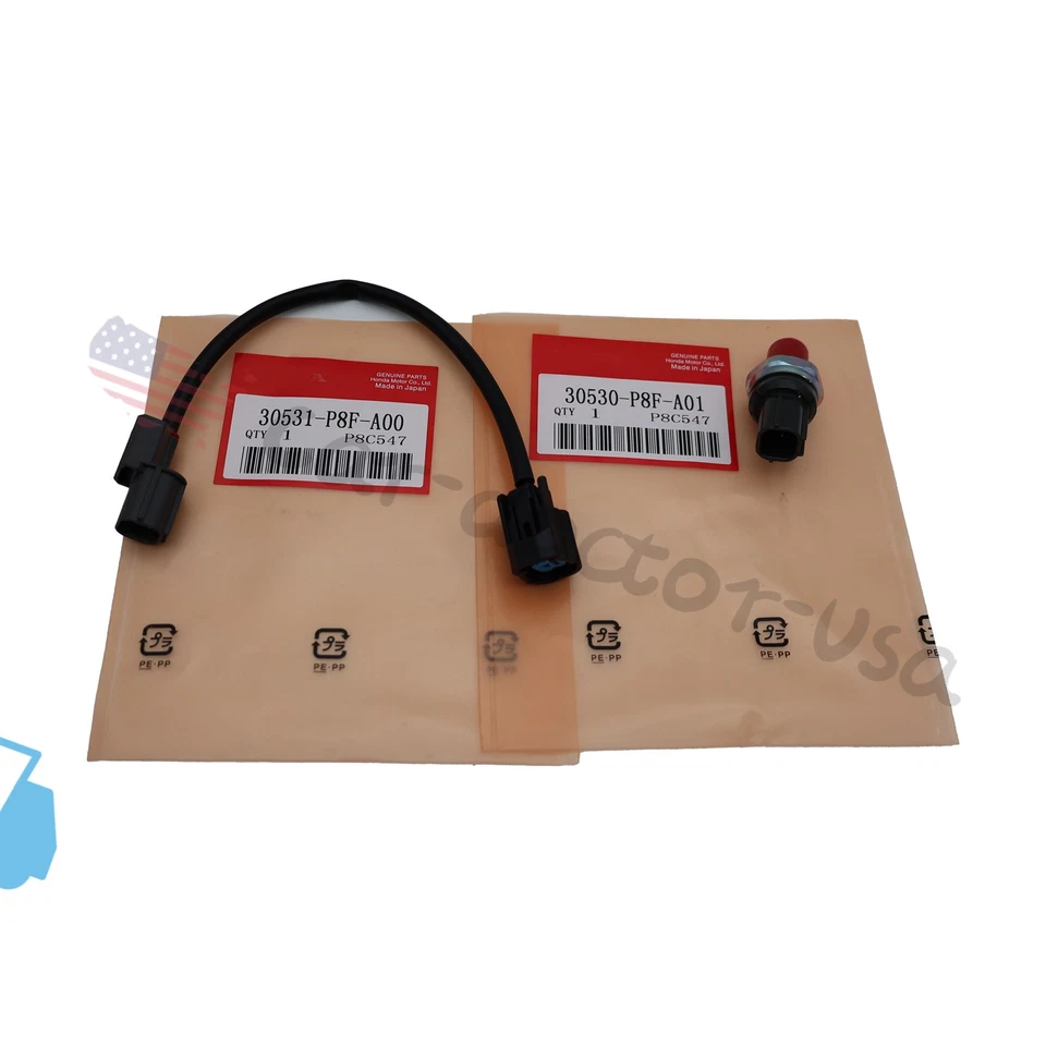 OEM Knock Sensor & Harness Fits Honda Accord Pilot Acura CL MDX 30531-P8F-A00 US Foto 4 de 4