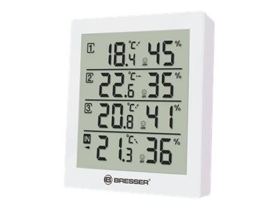 Bresser Optics 7000020GYE000 White Indoor Hygrometer Indoor Thermometer