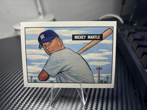 1996 Topps - Mickey Mantle Commemorative Reprints Mickey Mantle #1 1951 Bowman