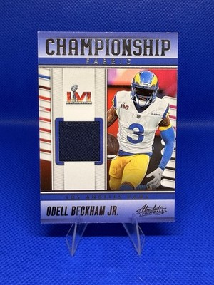 2023 Panini Absolute - Championship Fabric Odell Beckham Jr. #CF-6 (MEM)