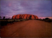 Uluru Ayers Rock Northern Territory Australia vintage postcard t131