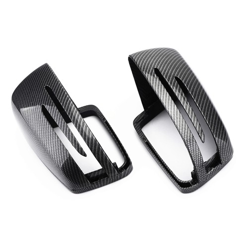 Carbon Fiber Look Rearview Mirror Cover For Mercedes Benz E Class W212 2010-2015 - Picture 2 of 6
