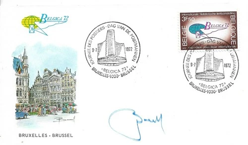 BELGIUM. FDC. BELGICA 72. BRUSSELS