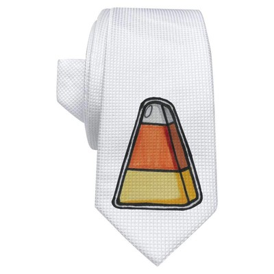 Weiße Krawatte/Krawatte 'Candy Corn' mit Geschenkbox (AT00011541)