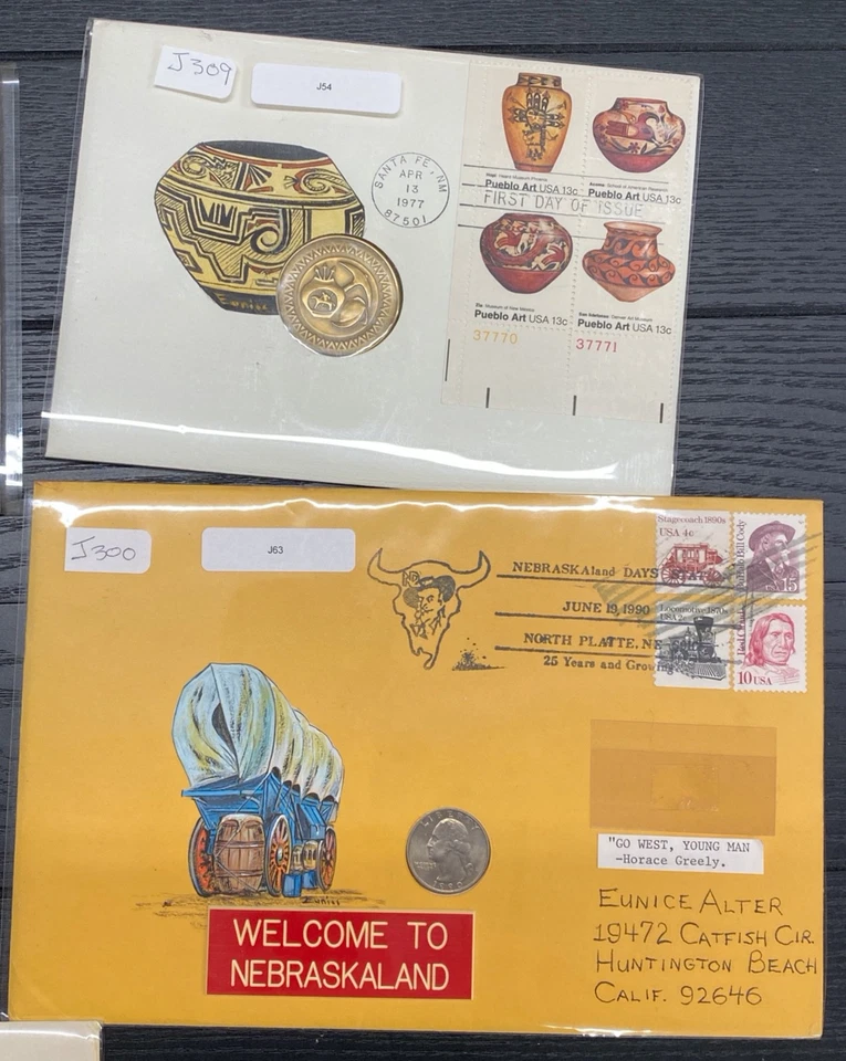 Lot of 8 Hand Painted Jonal cachet First Day covers mixed group 1 Australian Pos - Image 3 of 3