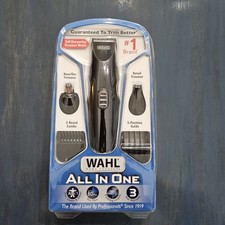 Wahl All-In-1 GROOMING KIT BEARD EAR NOSE DETAIL TRIMMER Rechargeable Trim Groom