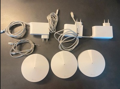 TP-Link Deco P7 Powerline 3er Pack MESH REPEATER Sehr Guter Zustand 
