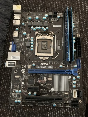 MSI B75MA-E33, LGA 1155/Sockel H2, Intel (7808-010R) Motherboard
