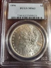 1896 $1 Morgan Silver Dollar PCGS MS63