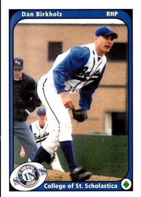 2002 College of St. Scholastica Saints #23 Dan Birkholz Howard Lake Minnesota MN