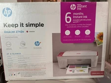 HP DeskJet 2742e Wireless InkjetColor All-In-One Printer