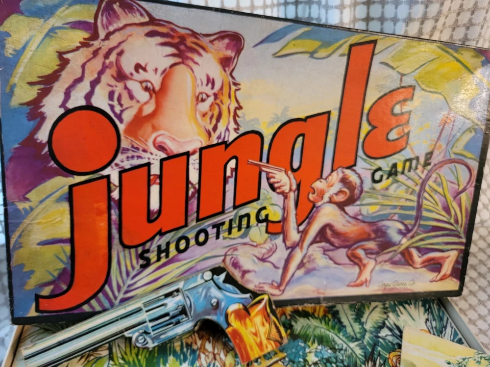 Vtg 1942 Corey Game Co Jungle Shooting Game RARE! Boston MASS - Image 4 of 4
