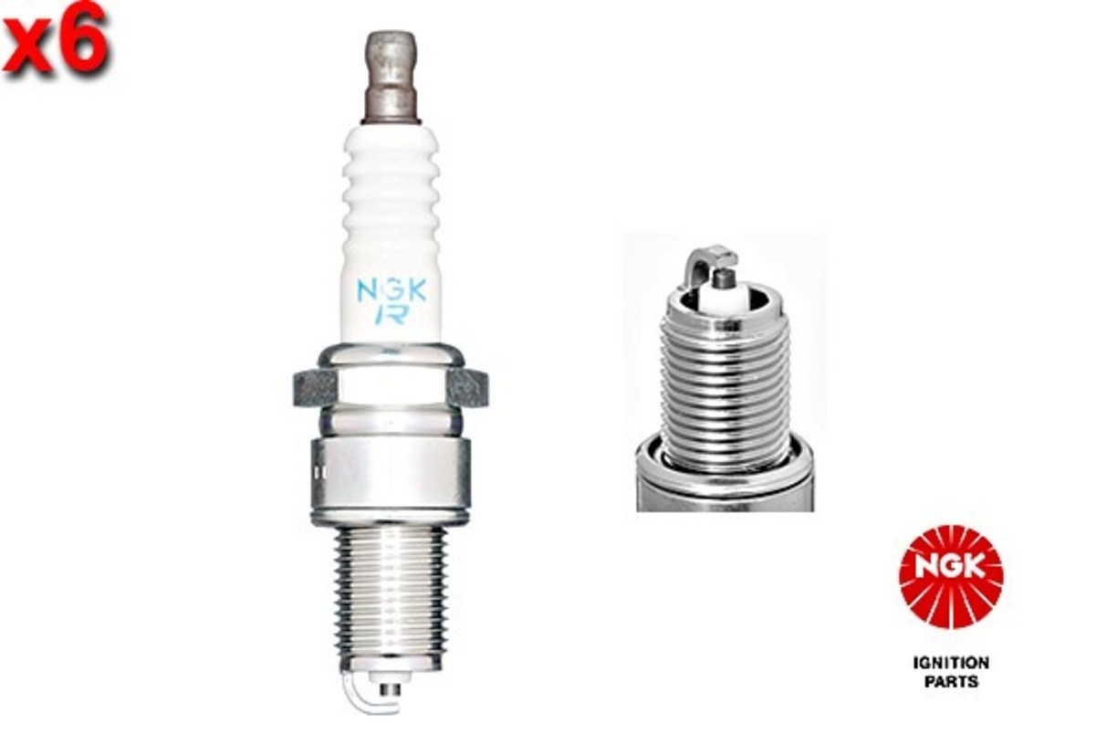 NGK 6x Spark Plug For CHRYSLER HYUNDAI KIA Rio MAZDA MITSUBISHI 83-06 MS851227