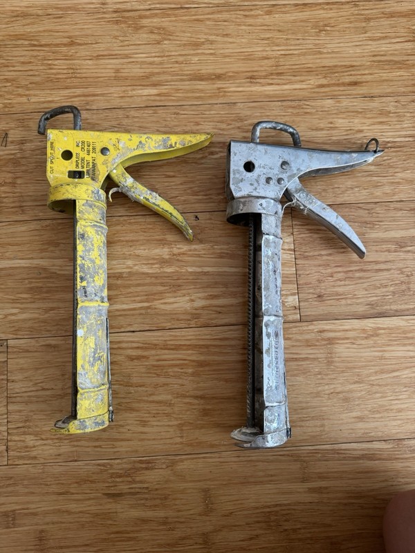 Lot Of 2 Caulking/Adhesive Guns - USED