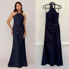 Revelry Fallon Crepe Dress In Navy Sz 6