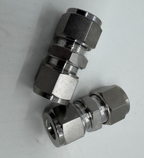 762L-SS-12MM HAM-LET Union 316 Stainless Steel Let-lok x Let-lok 12mm