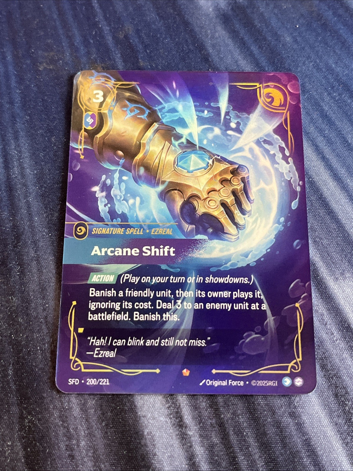 Arcane Shift 200/221 Foil Epic Spiritforged Riftbound League of Legends English
