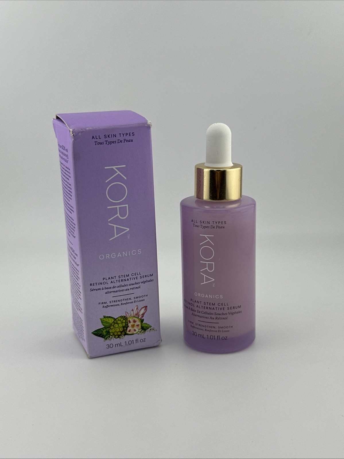 KORA Organics Plant Stem Cell Retinol Alternative Firming Serum 1 oz / 30 ml NIB