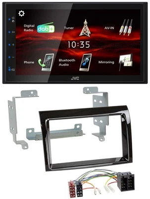 JVC USB Bluetooth MP3 DAB 2DIN Autoradio für Peugeot Boxer Citroen Jumper Fiat D - Bild 1 von 4