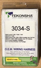 3034-S TEKONSHA TRAILER BRAKE WIRING HARNESS