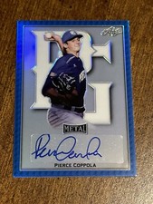 PIERCE COPPOLA 2020 Leaf Perfect Game BLUE AUTOGRAPH #30/30 FLORIDA GATORS