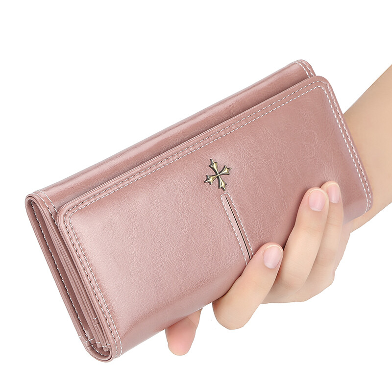 Women Long Clutch Leather Wallet Card Holder Phone Bag Case Purse Lady Handbags 2019