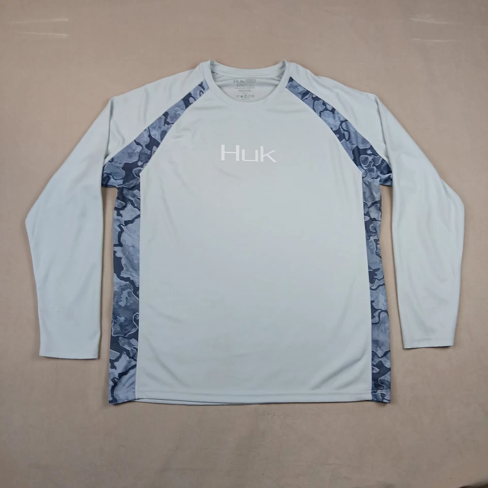 HUK Large Herren Hemd Angeln Base Layer Outdoor hat Mängel