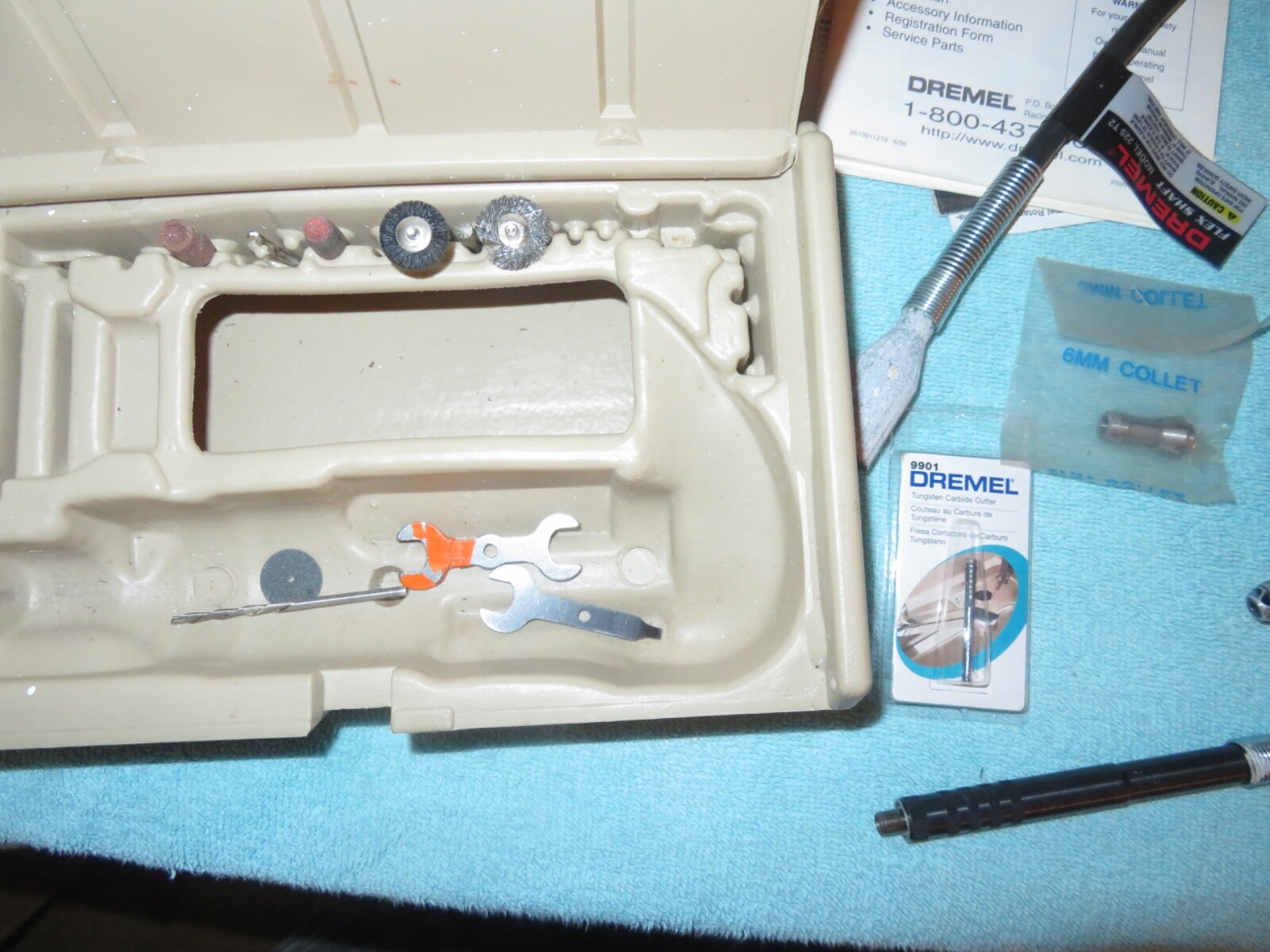 Vintage Dremel Moto Tool Kit Model 381 with Flex Shaft 225 T2 eBay