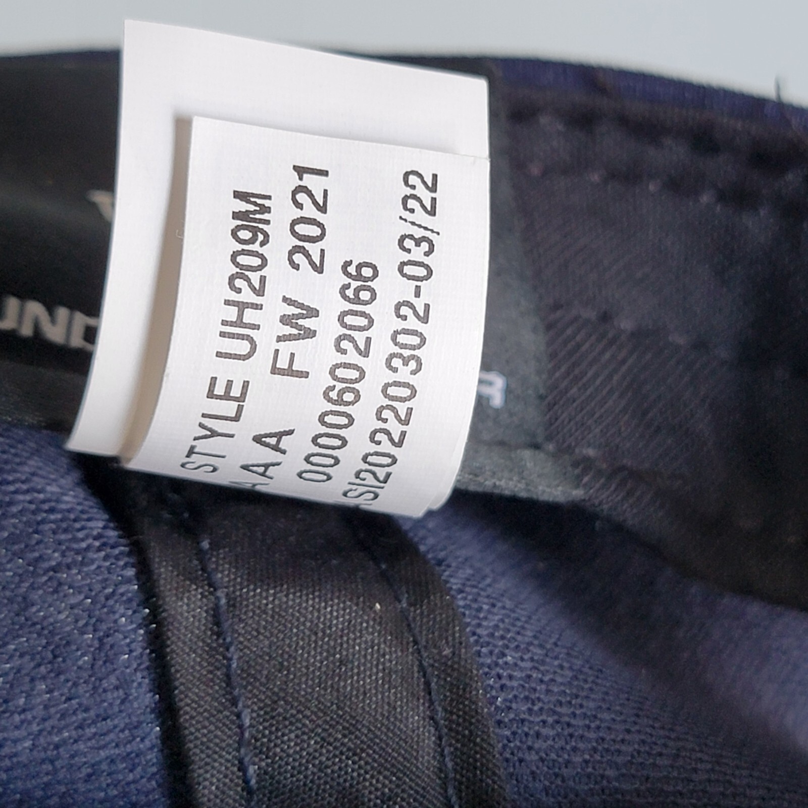 Under Armour Free Fit Byron Nelson AT&T Men's Golf Hat Navy Blue OSFA UH209M thumbnail 8