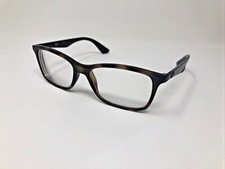 Ray-Ban Eyeglasses RB 7047 5573 Matte Tortoise Rectangular Frame 54 17 140 KH51