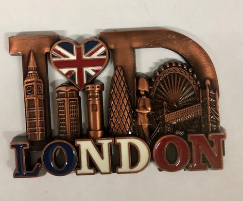 Metall Kühlschrank Magnet Geschenk London Icons Souvenir Geschenk - Bild 6 von 9