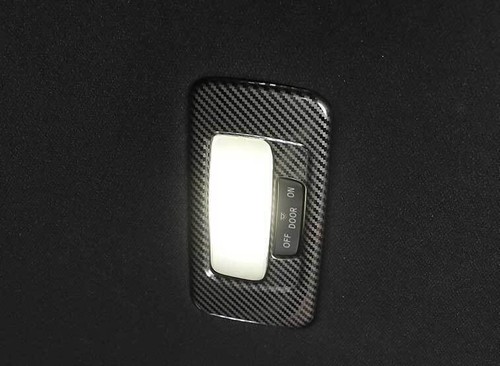 For Honda Civic Rear Reading Light Lamp Frame Trim 2022-2023 Carbon Fiber Steel - Picture 3 of 9