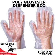 DISPOSABLE GLOVES,FOOD SERVING/HANDLING GLOVE,CATERING,CARERS,CLEANING,POLYTHENE