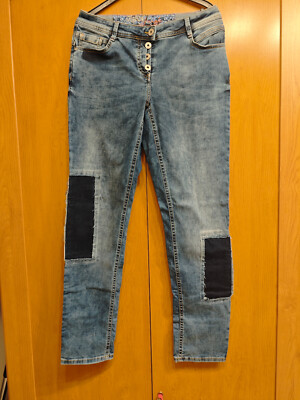 CECIL Jeans Digital Jungle Größe 29 82 % Baumwolle leichter Stretch! SEHR GUT!