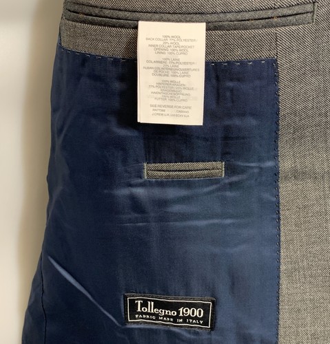 Neu J.CREW Ludlow schmale Passform Anzugjacke doppelter Schlitz italienische Kammgarnwolle 44R 425 $ - Bild 10 von 12