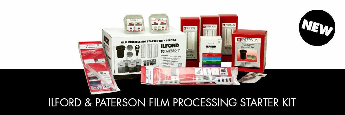 Paterson Ilford Film Black and White Processing Developing