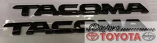 OEM TOYOTA TACOMA BLACK  DOOR EMBLEMS FITS 2005 -2019  75427-04020-C1 SET OF 2