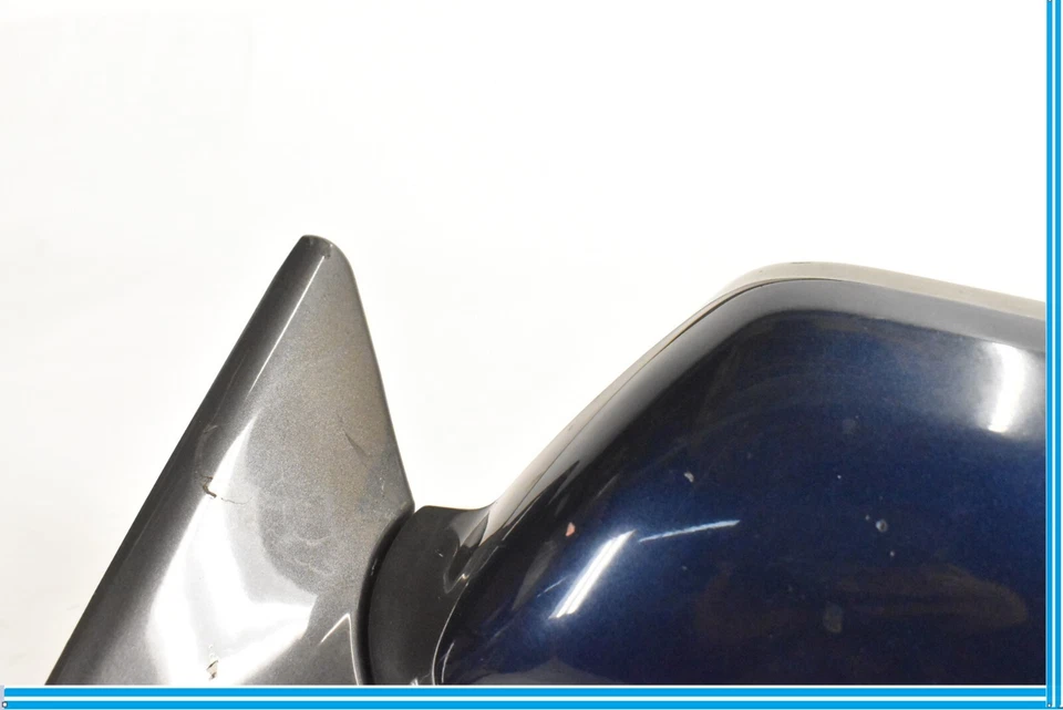 95-03 JAGUAR XJ XJ8 XK8  AUTO DIM INTERIOR FRONT LEFT DOOR VIEW MIRROR BLUE - Image 4 of 4