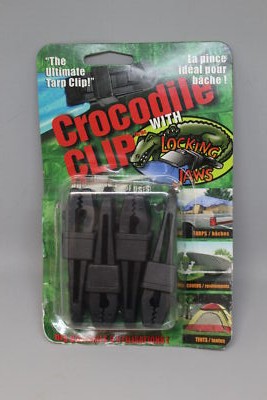 Crocodile Clip with Locking Jaws - Tarp Clip - New