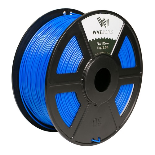 Imprimante 3D bleue PLA 1,75 mm WYZworks filament premium 1 kg/2,2 lb - Photo 1/1