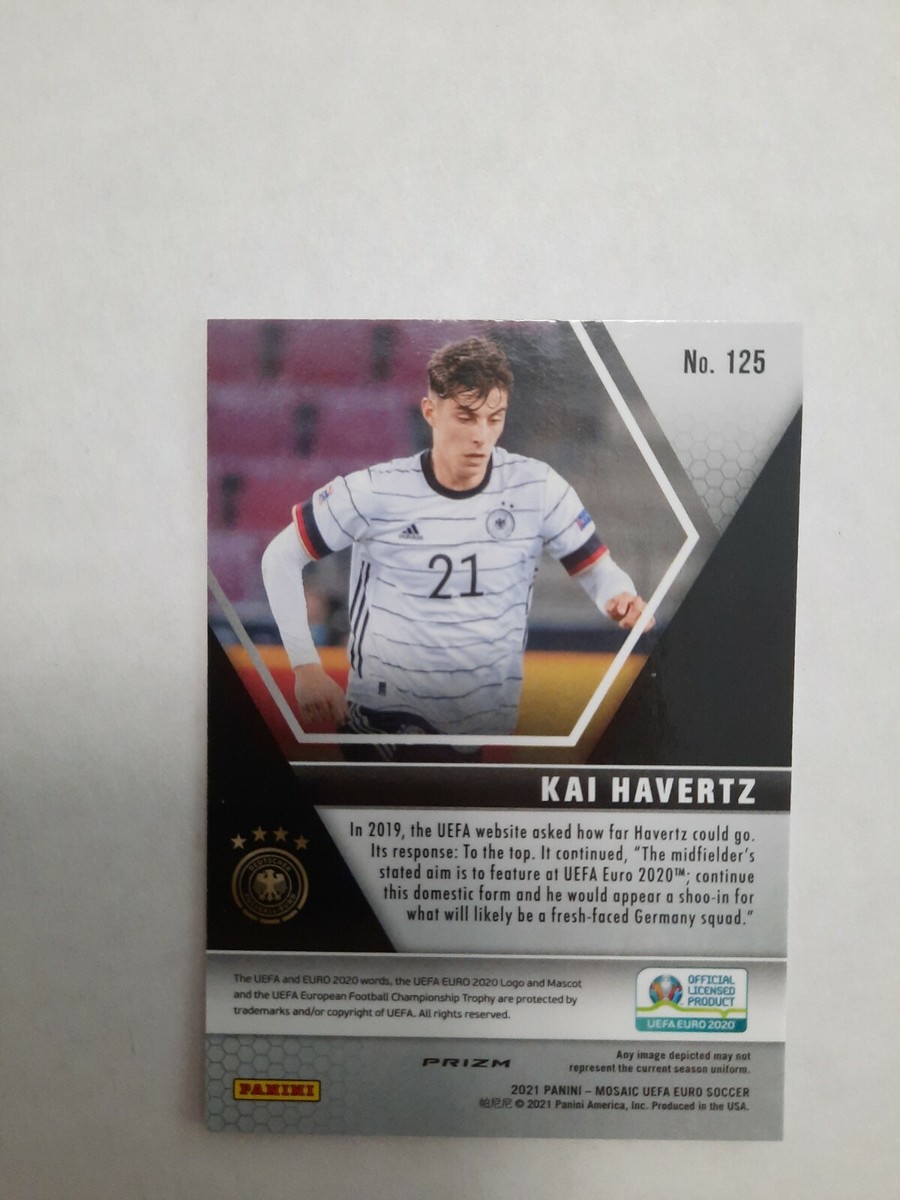 2020-21 Panini Mosaic Euro Red Mosaic Prizm #125 Kai Havertz
