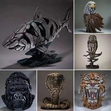 Shark Tiger Lion Animal Sculpture Wall Hanging Decor 3D Animal Home Room Decor