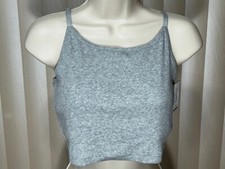 Gap Wireless Bralette L Cropped Pullover Cami Bra Gray GapBody 43GPW01042