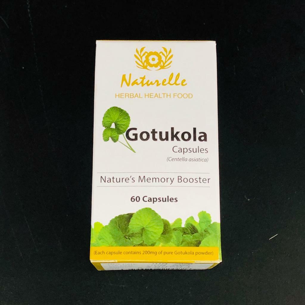 Tabletas de hierbas gotukola vegetariana centella asiática cápsula salud mental ansiedad