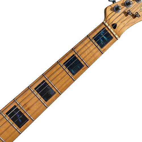 Calcomanías adhesivas con incrustaciones de marcadores de diapasón para guitarras y bajos - bloques LP SG negros - Imagen 6 de 6